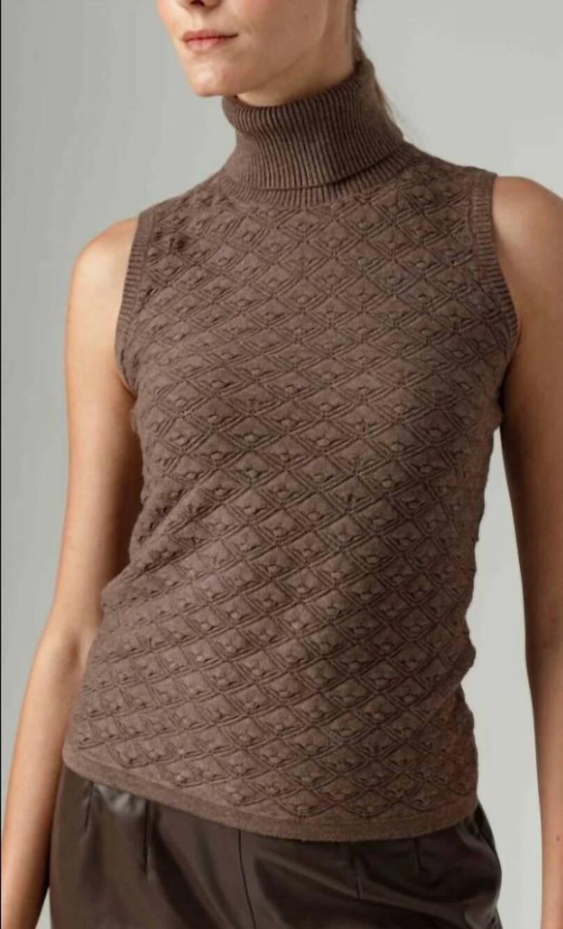 NEW SUNDAYS roscoe tank top in carob